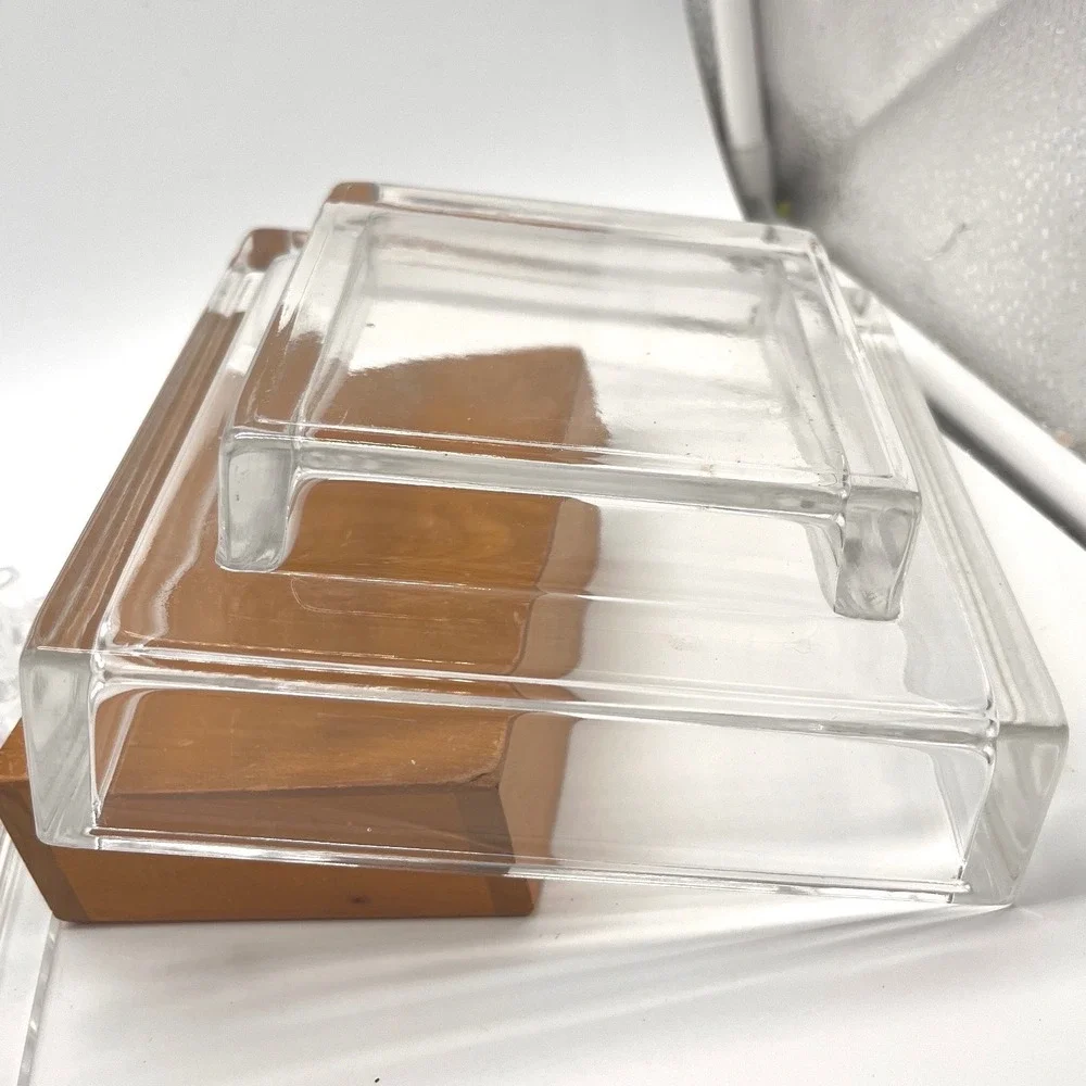Vtg MCM‎ Scandinavian Design Flower Frog Vase Glass and lucite Weidmann??